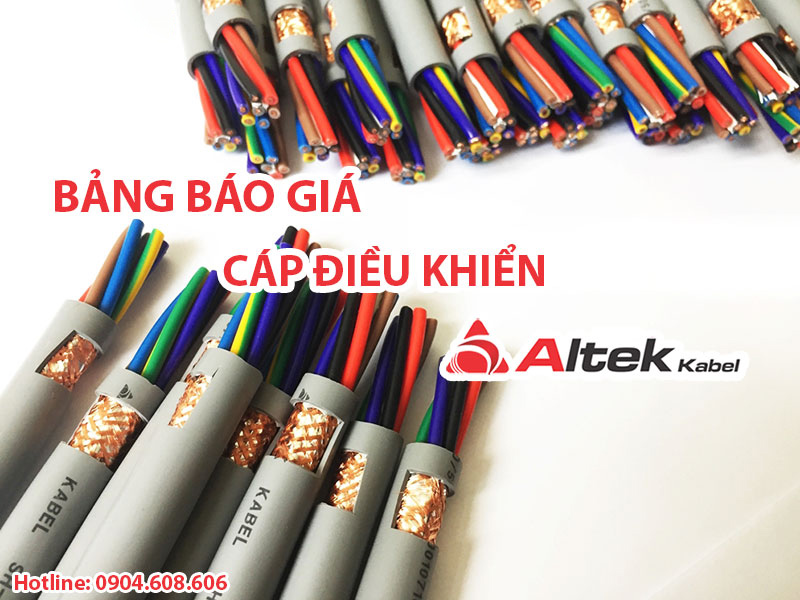 báo giá cáp điều khiển altek kabel