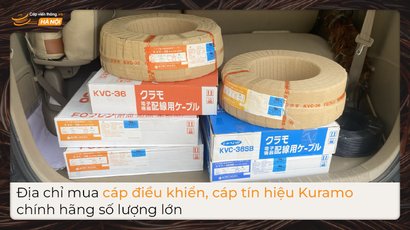 Cáp điều khiển Kuramo chính hãng: đảm bảo hiệu suất cho hệ thống công nghiệp