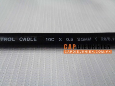 Cáp điều khiển có lưới chống nhiễu SangJin 10C x 0.5 SQmm