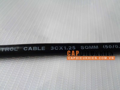 Cáp điều khiển có lưới SangJin 3C x 1.25 SQmm