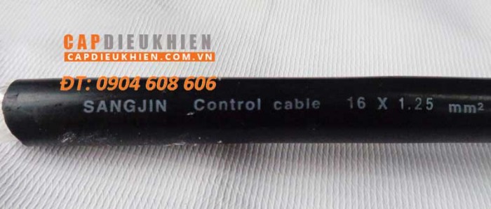 Cáp điều khiển SangJin 16C x 1.25 SQmm