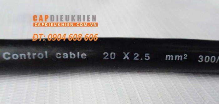 Cáp điều khiển có lưới SangJin 20C x 2.5 SQmm