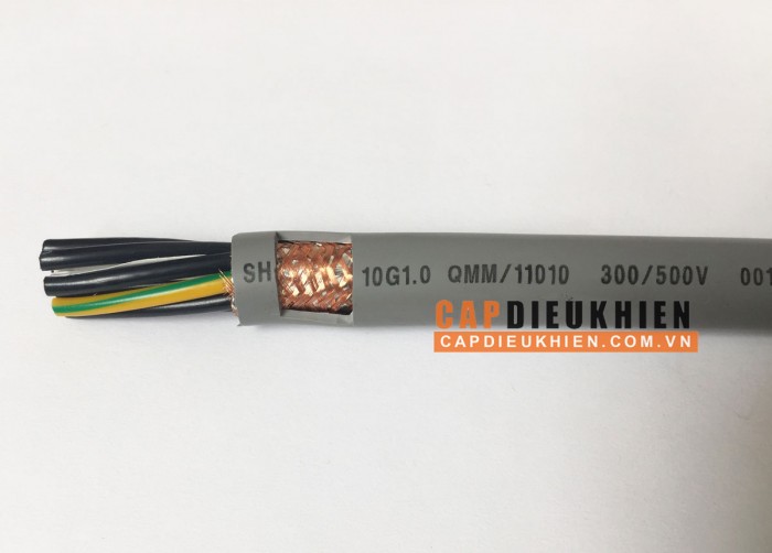 Cáp điều khiển có lưới Altek Kabel SH-500 10G 1.0QMM
