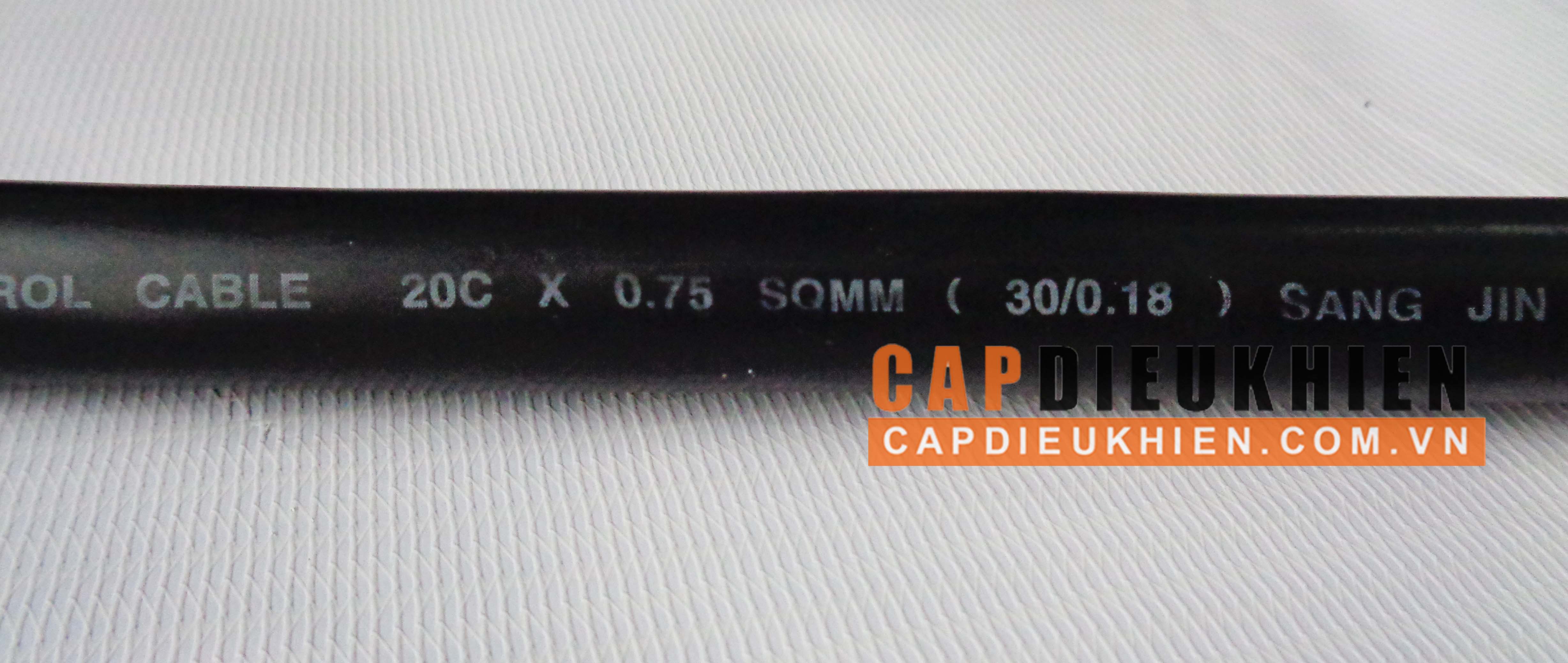 Cáp điều khiển SangJin 20C x 0.75 SQmm