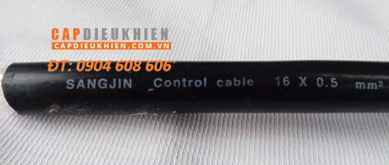 Cáp điều khiển có lưới SangJin 16C x 0.5 SQmm