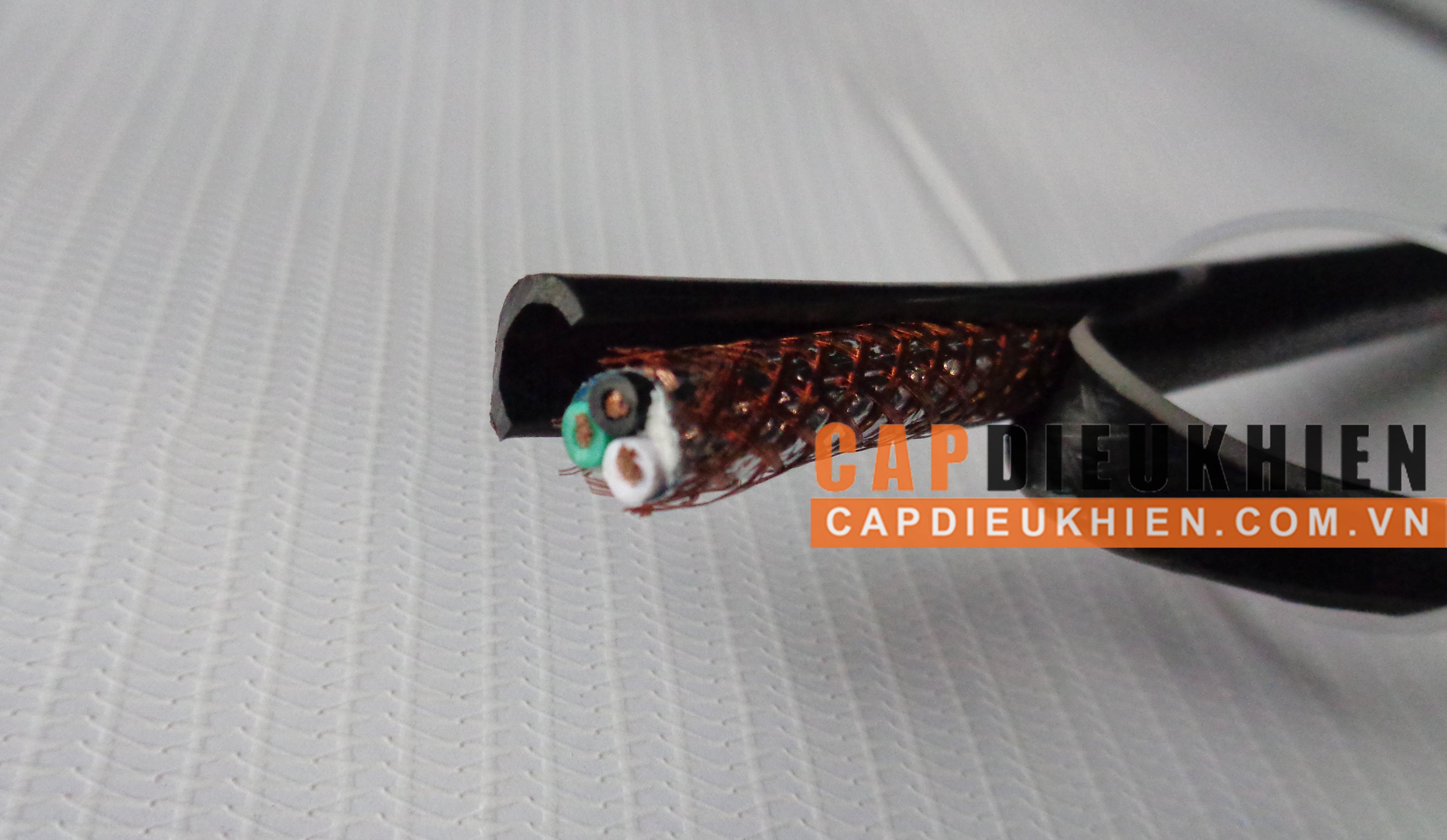 Cáp điều khiển có lưới SangJin 3C x 1.25 SQmm