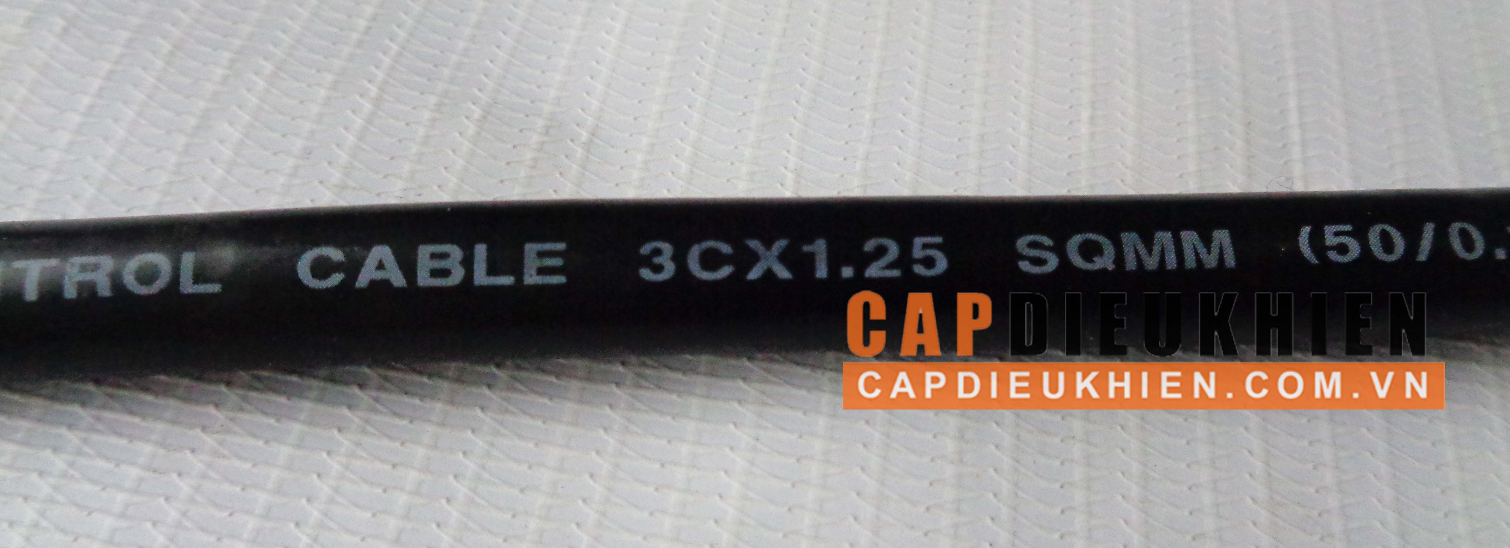 Cáp điều khiển có lưới SangJin 3C x 1.25 SQmm