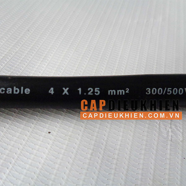 Cáp điều khiển có lưới SangJin 4C x 1.25 SQmm