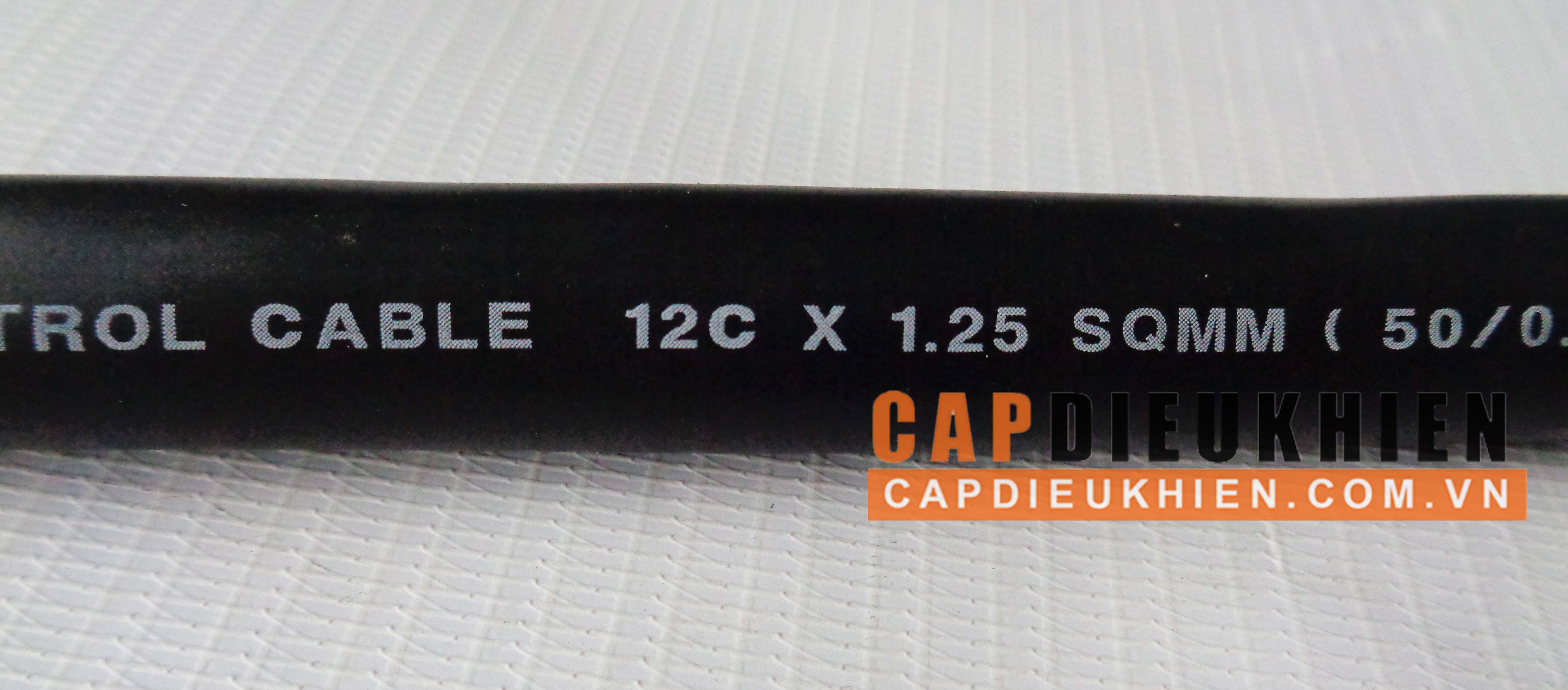 Cáp điều khiển có lưới SangJin 12C x 1.25 SQmm